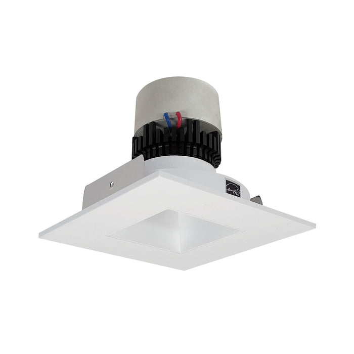 Nora Lighting - NPR-4SNDSQ27XMPW - Recessed - Matte Powder White Reflector / Matte Powder White Flange