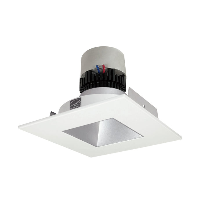 Nora Lighting - NPR-4SNDSQ30XHZMPW - Recessed - Haze Reflector / Matte Powder White Flange