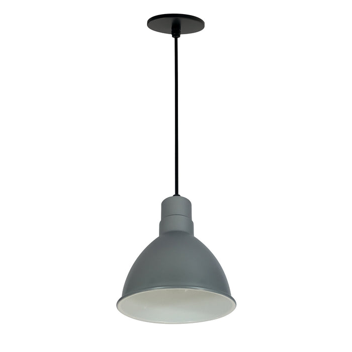 Nora Lighting - NRLM-8C1030GMWLE4 - LED Pendant - Gun Metal Outer / White Inner