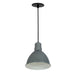 Nora Lighting - NRLM-8C1030GMWLE4 - LED Pendant - Gun Metal Outer / White Inner