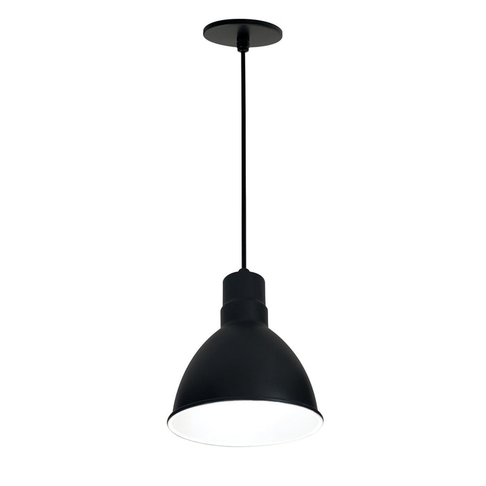 Nora Lighting - NRLM-8C1840BWLE4 - LED Pendant - Black Outer / White Inner