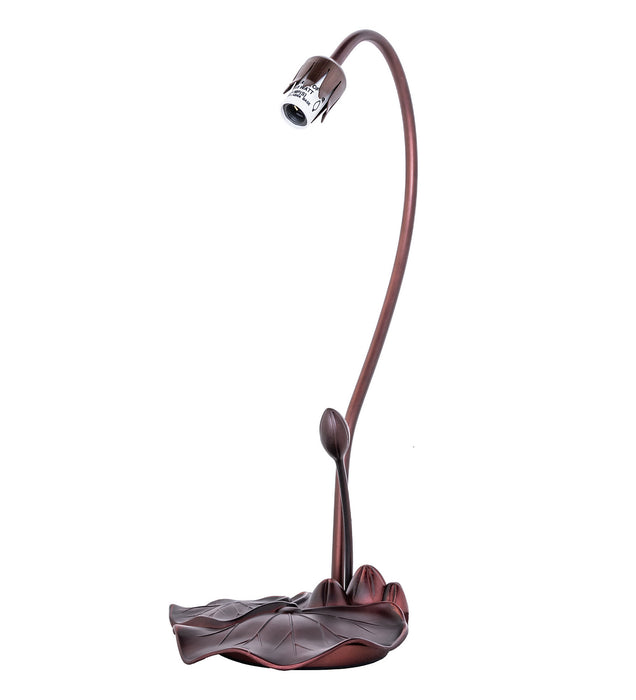 Meyda Tiffany - 10194 - One Light Table Base - Lily - Mahogany Bronze