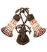 Meyda Tiffany - 134637 - Two Light Table Lamp - Stained Glass Pond Lily - Mahogany Bronze