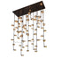 Meyda Tiffany - 223457 - 72 Light Chandelier - Pux - Brass Tint