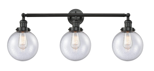Innovations - 205-BK-G204-8-LED - LED Bath Vanity - Franklin Restoration - Matte Black