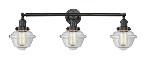 Franklin Restoration Three Light Bath Vanity Matte Black