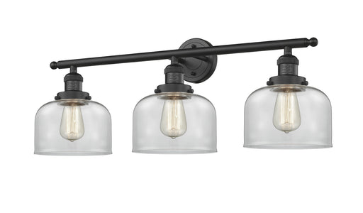 Franklin Restoration Three Light Bath Vanity Matte Black