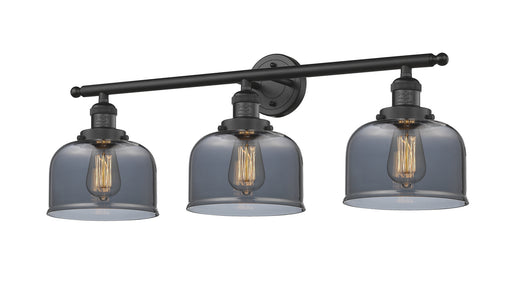 Franklin Restoration Three Light Bath Vanity Matte Black