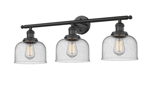 Franklin Restoration Three Light Bath Vanity Matte Black