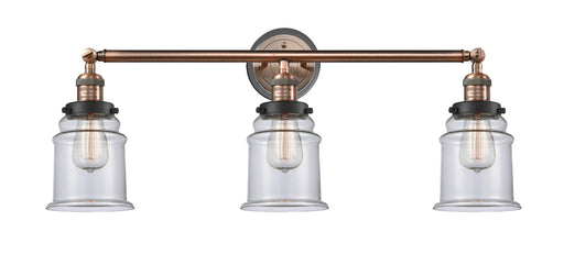 Innovations - 205BP-ACBK-G182 - Three Light Bath Vanity - Franklin Restoration - Antique Copper