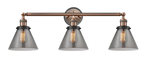 Innovations - 205BP-ACBK-G43 - Three Light Bath Vanity - Franklin Restoration - Antique Copper