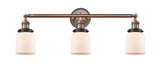 Innovations - 205BP-ACBK-G51 - Three Light Bath Vanity - Franklin Restoration - Antique Copper