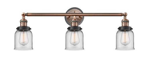 Innovations - 205BP-ACBK-G52 - Three Light Bath Vanity - Franklin Restoration - Antique Copper