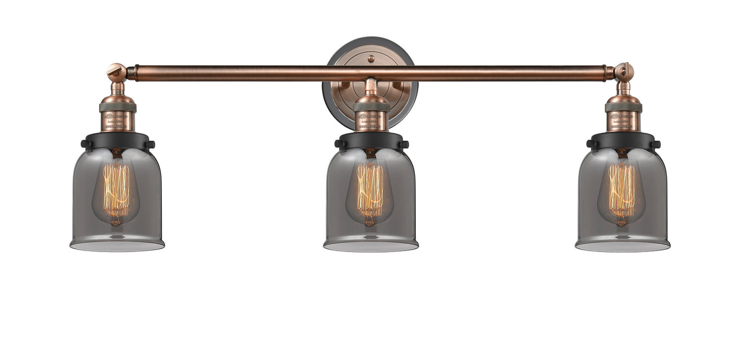 Innovations - 205BP-ACBK-G53 - Three Light Bath Vanity - Franklin Restoration - Antique Copper