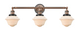 Innovations - 205BP-ACBK-G531 - Three Light Bath Vanity - Franklin Restoration - Antique Copper