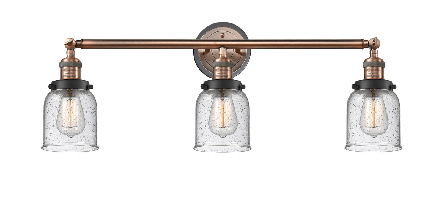 Innovations - 205BP-ACBK-G54 - Three Light Bath Vanity - Franklin Restoration - Antique Copper