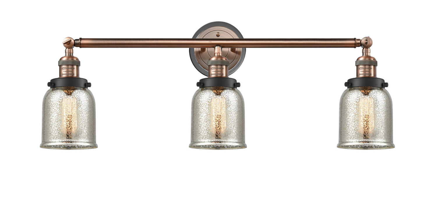 Innovations - 205BP-ACBK-G58 - Three Light Bath Vanity - Franklin Restoration - Antique Copper