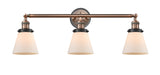 Innovations - 205BP-ACBK-G61 - Three Light Bath Vanity - Franklin Restoration - Antique Copper