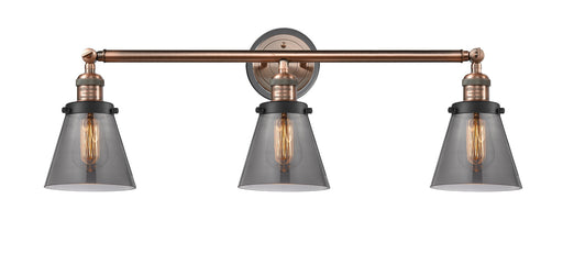 Innovations - 205BP-ACBK-G63 - Three Light Bath Vanity - Franklin Restoration - Antique Copper