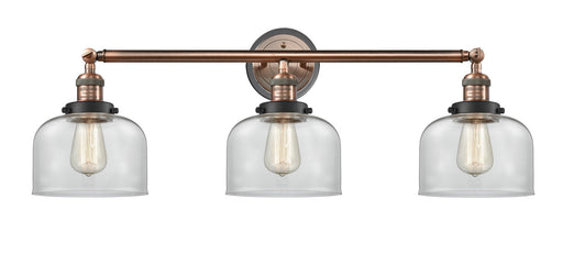 Innovations - 205BP-ACBK-G72 - Three Light Bath Vanity - Franklin Restoration - Antique Copper