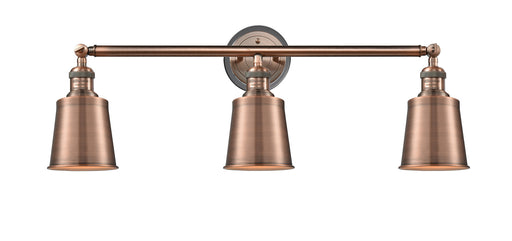 Innovations - 205BP-ACBK-M9-AC - Three Light Bath Vanity - Franklin Restoration - Antique Copper