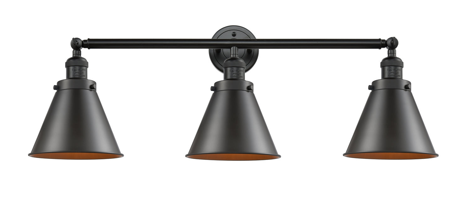 Innovations - 205-OB-M13-OB - Three Light Bath Vanity - Franklin Restoration - Oil Rubbed Bronze