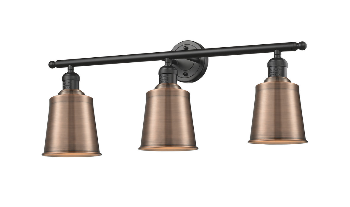 Innovations - 205-OB-M9-AC - Three Light Bath Vanity - Franklin Restoration - Oil Rubbed Bronze