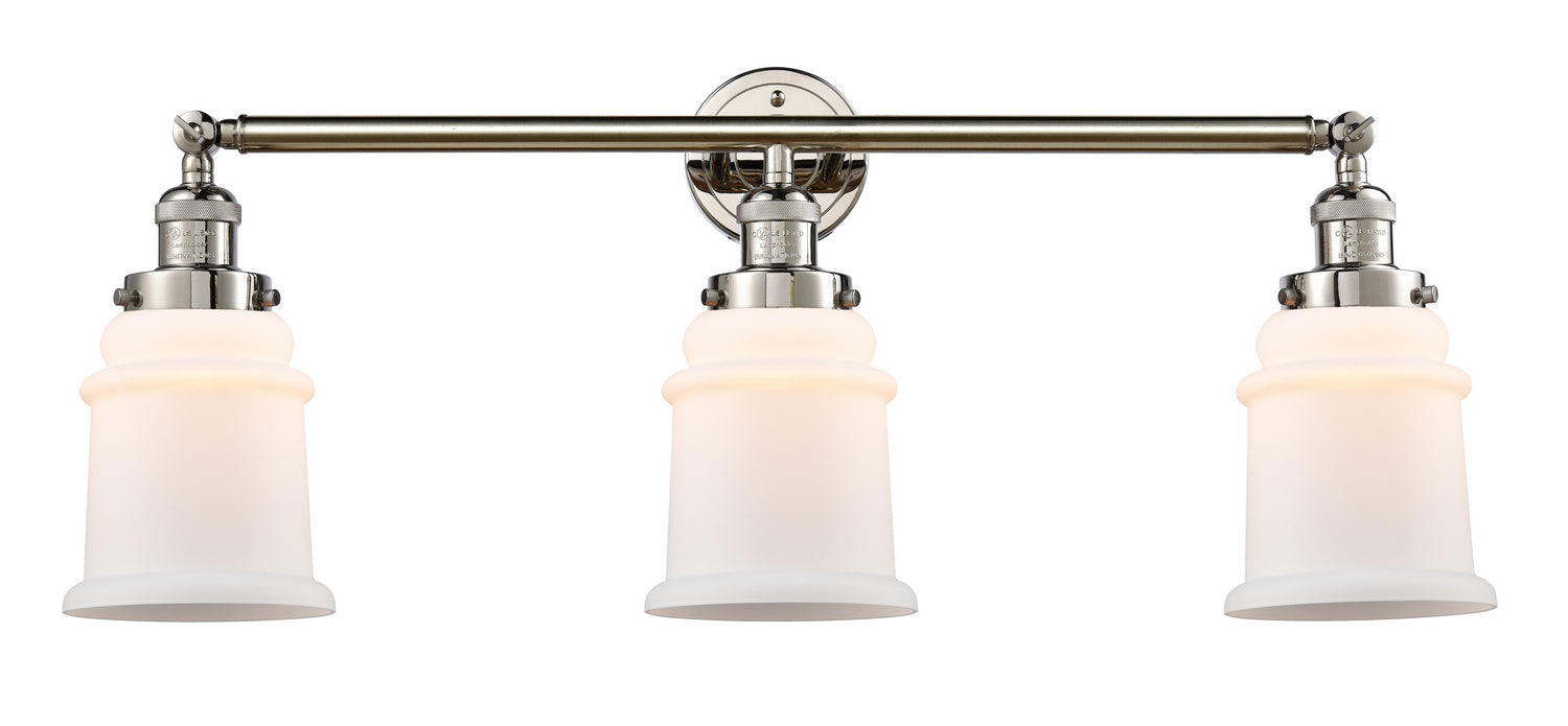 Innovations - 205-PN-G181 - Three Light Bath Vanity - Franklin Restoration - Polished Nickel