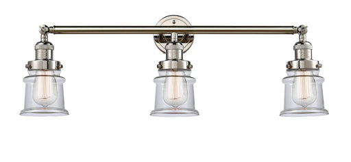 Innovations - 205-PN-G182S - Three Light Bath Vanity - Franklin Restoration - Polished Nickel