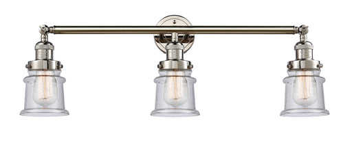 Innovations - 205-PN-G184S - Three Light Bath Vanity - Franklin Restoration - Polished Nickel