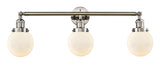 Innovations - 205-PN-G201-6 - Three Light Bath Vanity - Franklin Restoration - Polished Nickel