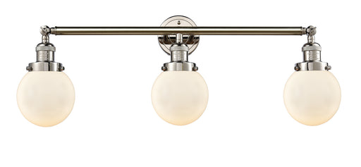 Innovations - 205-PN-G201-6 - Three Light Bath Vanity - Franklin Restoration - Polished Nickel