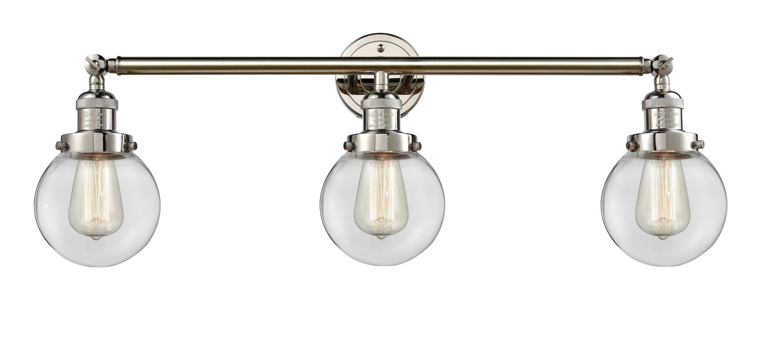 Innovations - 205-PN-G202-6-LED - LED Bath Vanity - Franklin Restoration - Polished Nickel