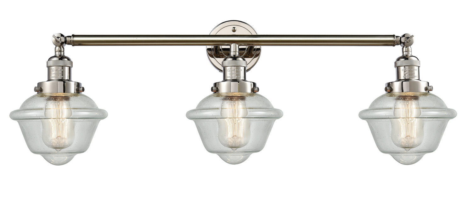 Innovations - 205-PN-G534 - Three Light Bath Vanity - Franklin Restoration - Polished Nickel