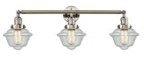Innovations - 205-PN-G534 - Three Light Bath Vanity - Franklin Restoration - Polished Nickel