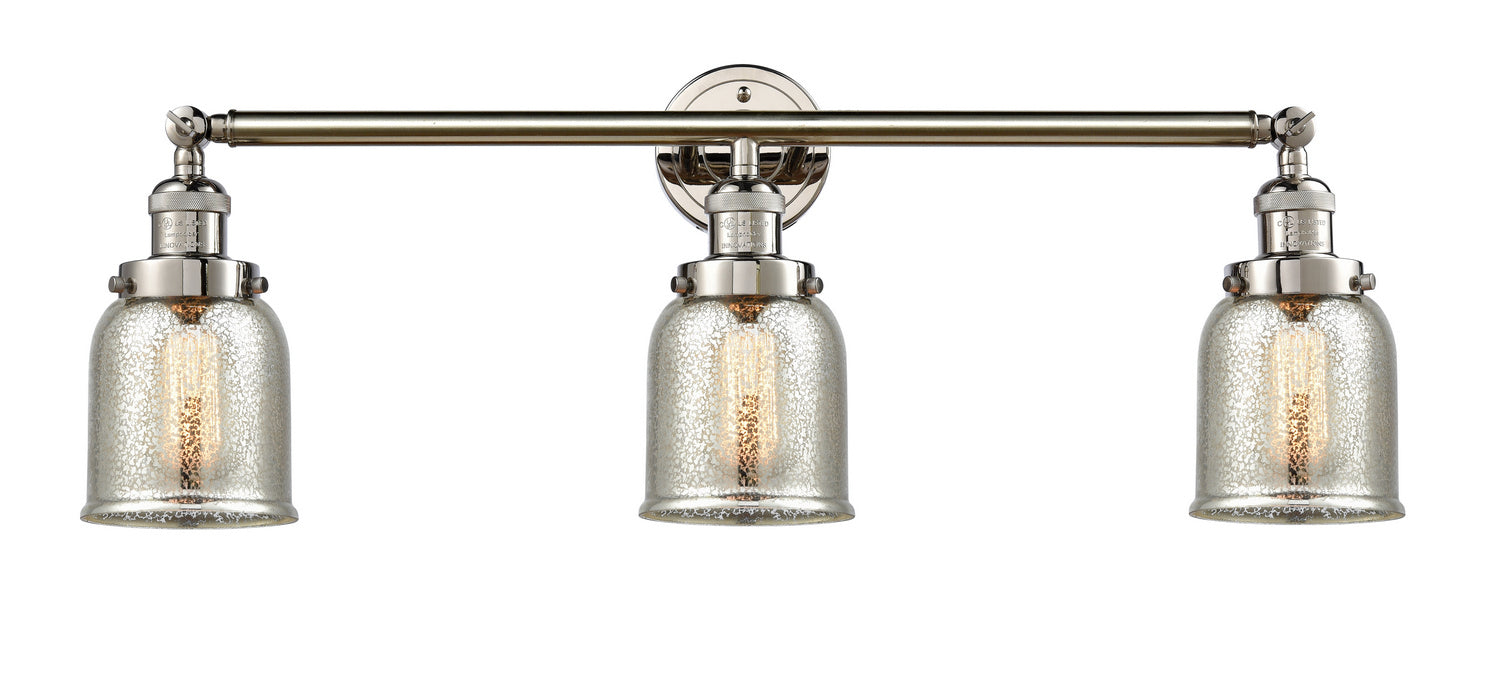 Innovations - 205-PN-G58 - Three Light Bath Vanity - Franklin Restoration - Polished Nickel