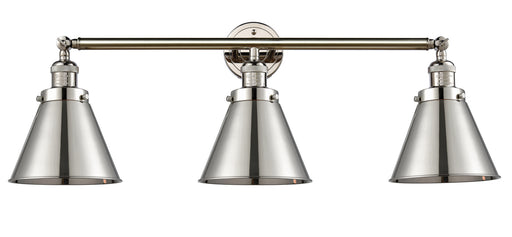 Innovations - 205-PN-M13-PN - Three Light Bath Vanity - Franklin Restoration - Polished Nickel