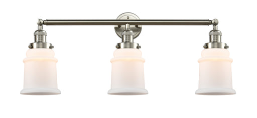 Innovations - 205-SN-G181 - Three Light Bath Vanity - Franklin Restoration - Brushed Satin Nickel