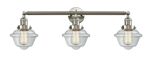 Innovations - 205-SN-G532 - Three Light Bath Vanity - Franklin Restoration - Brushed Satin Nickel