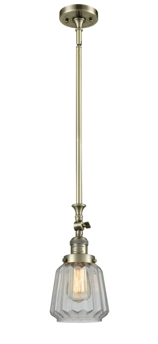 Innovations - 206-AB-G142-LED - LED Mini Pendant - Franklin Restoration - Antique Brass
