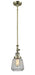 Innovations - 206-AB-G142-LED - LED Mini Pendant - Franklin Restoration - Antique Brass