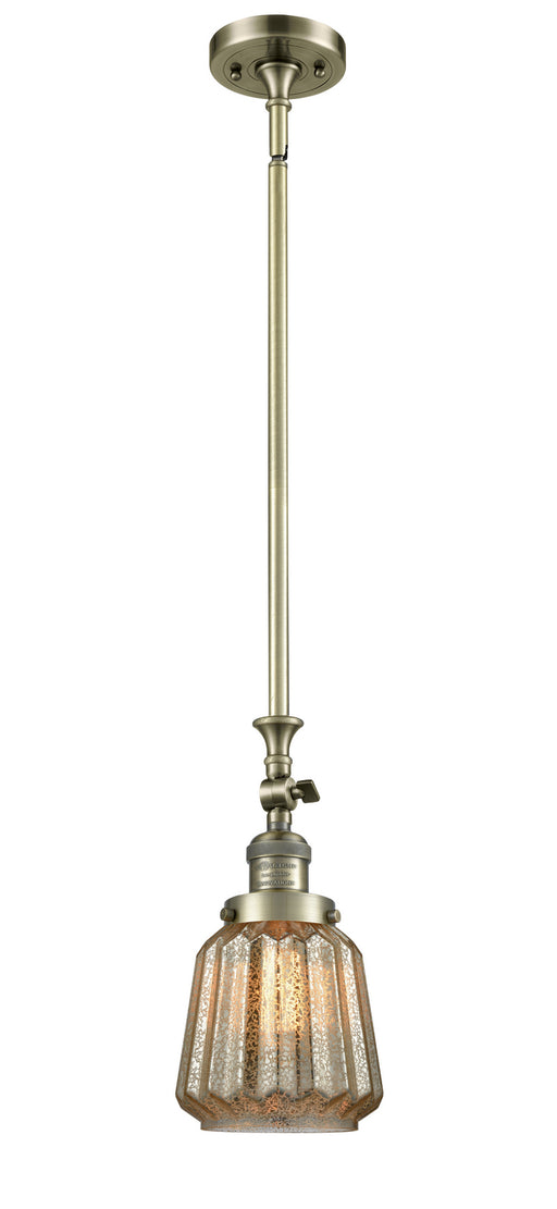 Innovations - 206-AB-G146-LED - LED Mini Pendant - Franklin Restoration - Antique Brass