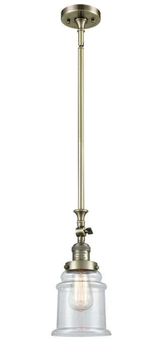 Innovations - 206-AB-G182-LED - LED Mini Pendant - Franklin Restoration - Antique Brass