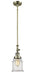 Innovations - 206-AB-G184-LED - LED Mini Pendant - Franklin Restoration - Antique Brass