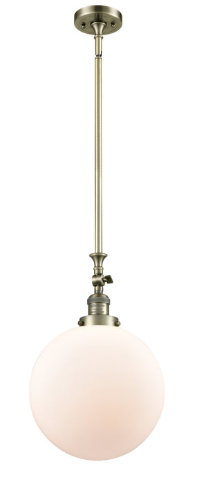 Innovations - 206-AB-G201-12 - One Light Mini Pendant - Franklin Restoration - Antique Brass