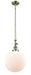 Innovations - 206-AB-G201-12-LED - LED Mini Pendant - Franklin Restoration - Antique Brass