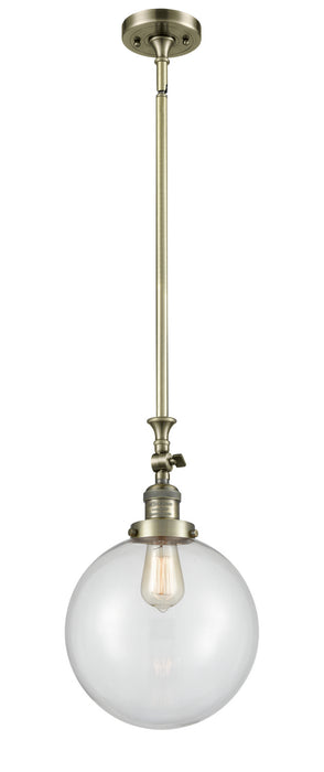 Innovations - 206-AB-G202-10-LED - LED Mini Pendant - Franklin Restoration - Antique Brass