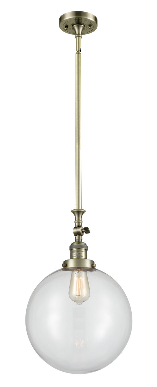 Innovations - 206-AB-G202-12 - One Light Mini Pendant - Franklin Restoration - Antique Brass