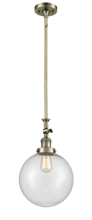 Innovations - 206-AB-G204-10-LED - LED Mini Pendant - Franklin Restoration - Antique Brass