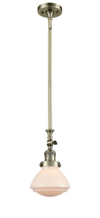 Innovations - 206-AB-G321-LED - LED Mini Pendant - Franklin Restoration - Antique Brass